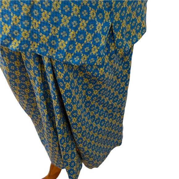 Vintage Skirt Blouse Set Silk 12P 12 Petite Fall 2 piece 80s 90s Elegant Classic - Picture 11 of 16